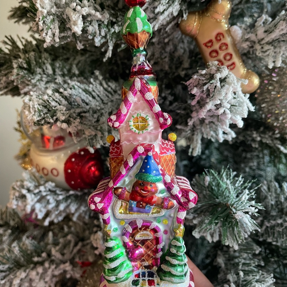 Christopher Radko Gingerbread House Ornament
